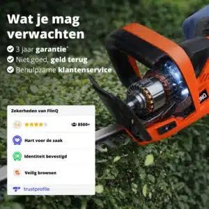 FlinQ Draadloze Heggenschaar 50cm 20V - Afbeelding 9