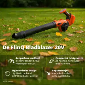FlinQ Draadloze Bladblazer 20V - Afbeelding 2