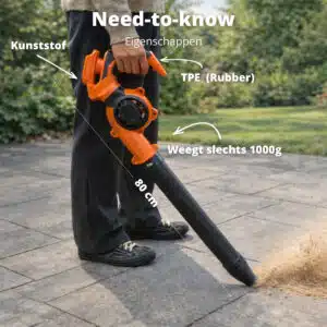 FlinQ Draadloze Bladblazer 20V - Afbeelding 4