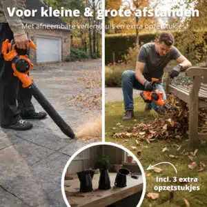 FlinQ Draadloze Bladblazer 20V - Afbeelding 5