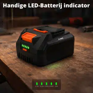 FlinQ Li-ion Batterij 4Ah 20V - Afbeelding 5