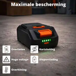 FlinQ Li-ion Batterij 4Ah 20V - Afbeelding 6