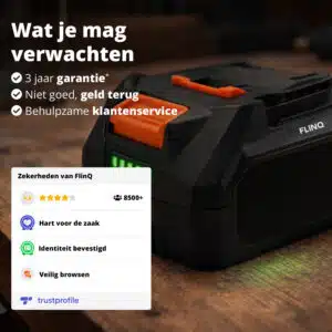 FlinQ Li-ion Batterij 4Ah 20V - Afbeelding 9