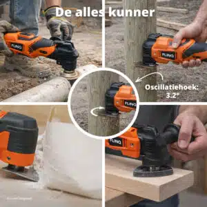 FlinQ Draadloze Multitool 20V - Afbeelding 4