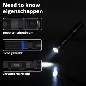 FlinQ Pen Zaklamp 2-pack - Afbeelding 3