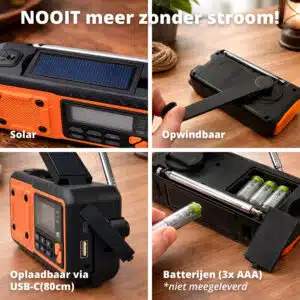 FlinQ FM Noodradio met DAB+ en Bluetooth - RescueWave - Afbeelding 6