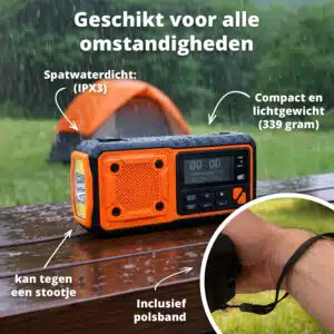 FlinQ FM Noodradio met DAB+ en Bluetooth - RescueWave - Afbeelding 8