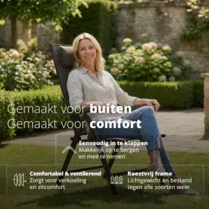 FlinQ Luma Verstelbare Aluminium Tuinstoelen - Afbeelding 2