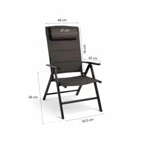 FlinQ Luma Verstelbare Aluminium Tuinstoelen - Afbeelding 9