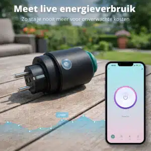 FlinQ Slimme Buiten Stekker met energiemeter - Afbeelding 4