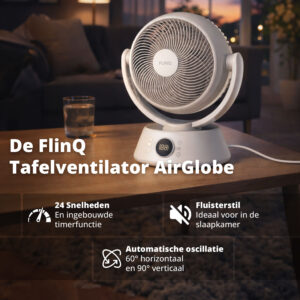 Tweedekans FlinQ Tafelventilator AirGlobe - Afbeelding 2