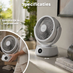 Tweedekans FlinQ Tafelventilator AirGlobe - Afbeelding 9