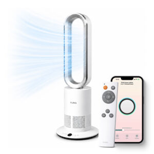 FlinQ Slimme 2-in-1 Bladloze Ventilator & Verwarming - Afbeelding 1