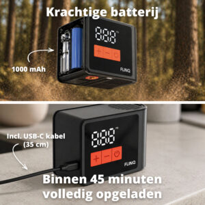 FlinQ Draagbare Luchtcompressor AirPocket - Afbeelding 5