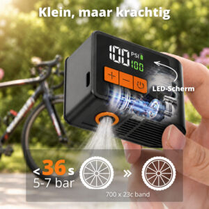 FlinQ Draagbare Luchtcompressor AirPocket - Afbeelding 6
