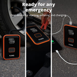 FlinQ 2-in-1 Jump Starter and Air Compressor - Image 4