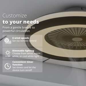FlinQ Smart Ceiling Fan with Light LumiFan - Image 6