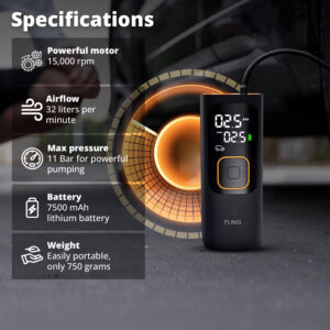 FlinQ Portable Air Compressor Premium - Image 3