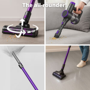 FlinQ V8 Cordless Stick Vacuum with Mop Function - Image 4