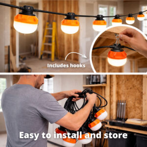 FlinQ LED Construction String Lights - Image 3