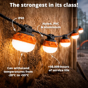 FlinQ LED Construction String Lights - Image 5