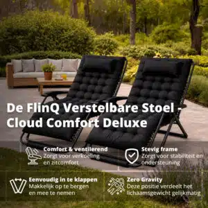 FlinQ Verstelbare Stoel - Cloud Comfort Deluxe - Afbeelding 2