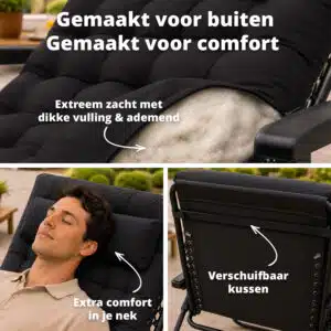 FlinQ Verstelbare Stoel - Cloud Comfort Deluxe - Afbeelding 3