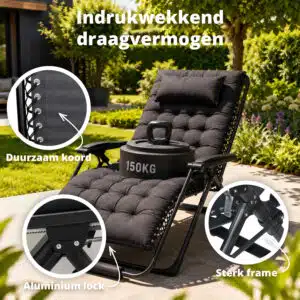 FlinQ Verstelbare Stoel - Cloud Comfort Deluxe - Afbeelding 5