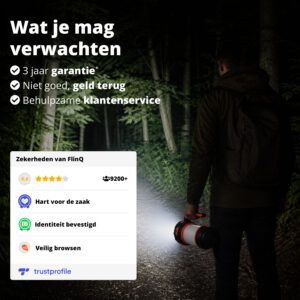 FlinQ Oplaadbare Campinglamp/Zaklamp - TrailBeam - Afbeelding 7