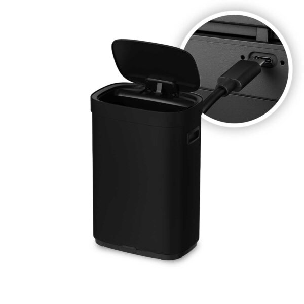 FlinQ Sensor Bin Mira Rechargeable 50L 0 black B