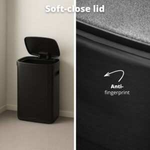 FlinQ Rechargeable Sensor Trash Can Mira 50L - Image 3