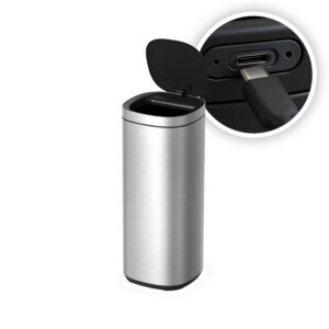 FlinQ Rechargeable Sensor Trash Can Velo 50L - Image 1