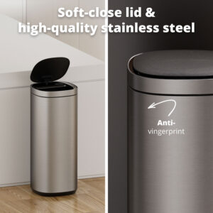 FlinQ Rechargeable Sensor Trash Can Velo 50L - Image 3