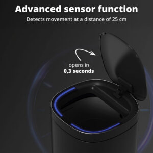 FlinQ Rechargeable Sensor Trash Can Velo 50L - Image 4