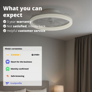 Second Chance FlinQ Smart Ceiling Fan with AeroGlow Lighting - Image 10