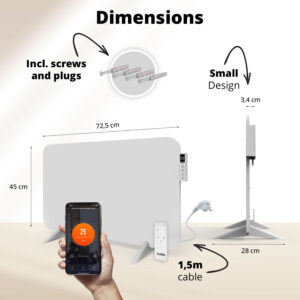 Refurbished FlinQ Smart Infrared Heater - Image 8