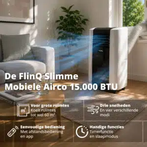 FlinQ Slimme Mobiele Airco 15000 BTU - Afbeelding 2