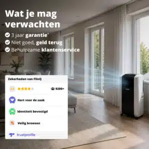 FlinQ Slimme Mobiele Airco 15000 BTU - Afbeelding 11