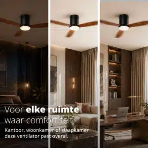 FlinQ Smart Ceiling Fan with Light Venturo - Image 3