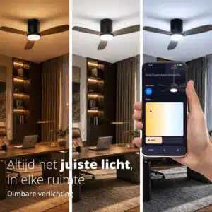 FlinQ Smart Ceiling Fan with Light Venturo - Image 9