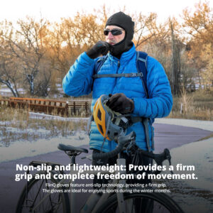 FlinQ Water and Windproof TouchGrip Sport Gloves Unisex - Image 5